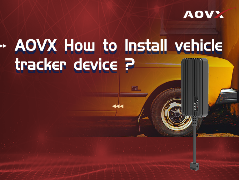 AOVX How to Install vehicle tracker device ?